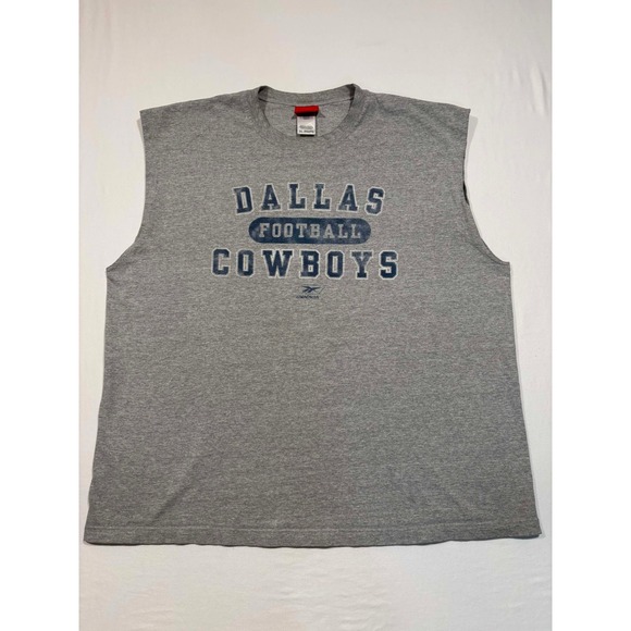 Reebok Other - Reebok‎ Dallas Cowboys Muscle Tee Mens 2XL Gray Sleeveless Football Shirt NFL